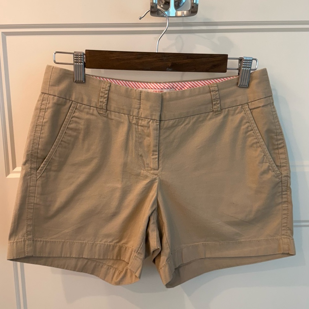 J. Crew Women's Classic Tan Shorts